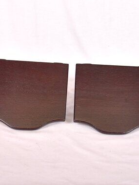 2 Wooden Hanging Display Shelves  7 x 7 x 8